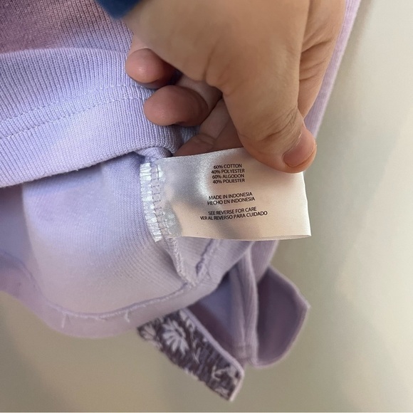 Orvis Quarter Zip Lavender Pull Over - Picture 9 of 10